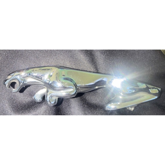 Other - Vintage‎ Leaping Jaguar Leaper Chrome Mascot Hood Ornament Emblem 6"